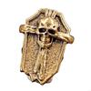 Retro Skull Copper Pendant Decorative Skull Charm For Handmade Craft Jewelry Making Embroidery Clothing Embellishment