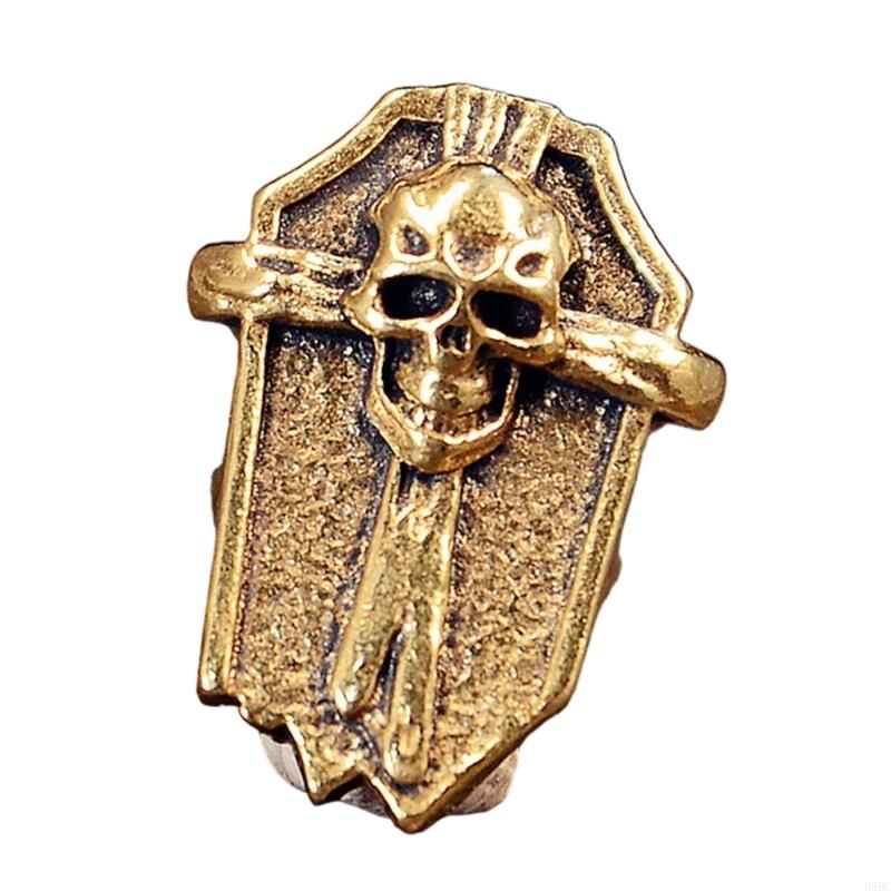 Retro Skull Copper Pendant Decorative Skull Charm For Handmade Craft Jewelry Making Embroidery Clothing Embellishment