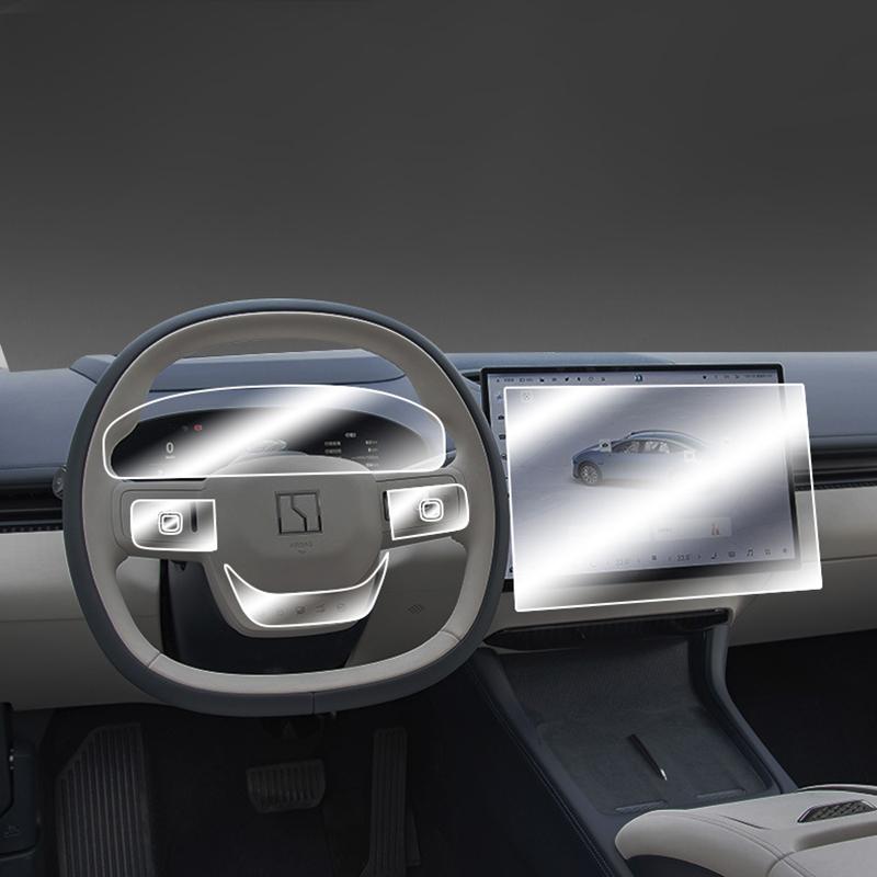 Car Touch Screen Navigation Dashboard Tempered Glass Protection Film For ZEEKR 007 2024 2024 Interior Accessories