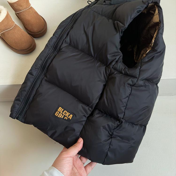 Children's Hooded Down Vest for Fall and Winter - Warm, Thick Outerwear for Boys and Girls