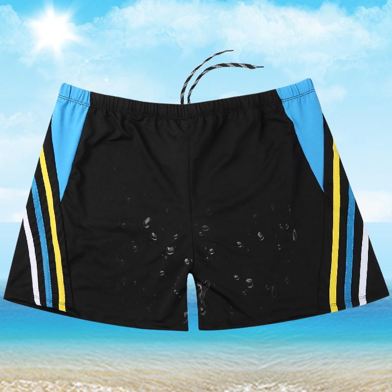 

1PC Surfing Swimsuit Plus Size Sport Shorts Summer Elastic Boxer Shorts Beach Swimwear Swimming Trunk Men 3XL озеро синий