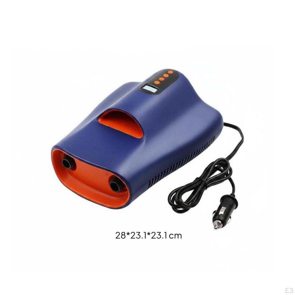 12v Car Air Compressor Nozzle Adapters Electric Pump Flexible Hose Portable Tire Inflator