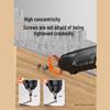 Rechargeable Mini Electric Screwdriver Set - Handheld, Multifunctional, with Lithium Battery.