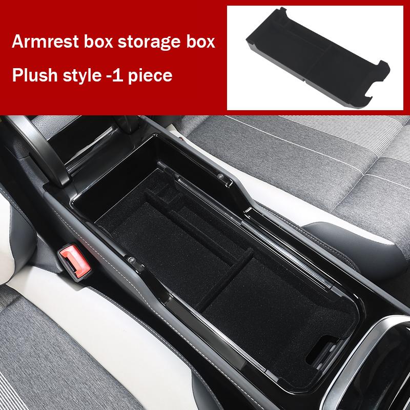 For Volkswagen VW ID.4 ID4    2024 Plush style central control armrest box storage box storage box car interior box
