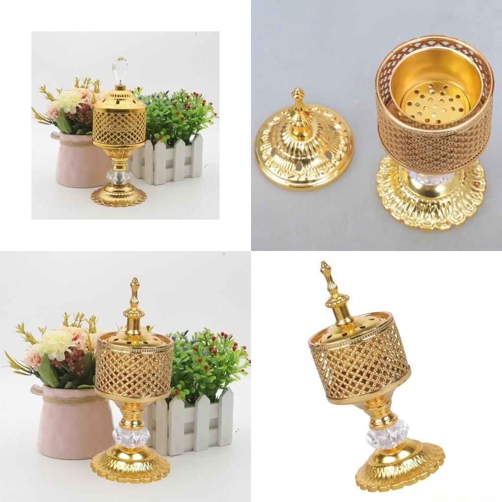 QX2E Metal Incenses Burners With Stable Base For Home Decoration Holder