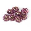 30 Pezzi Bottoni Fiore Rosa Acrilico Bottoni Camicie Maglioni Accessori Cucito Artigianato Fai da Te