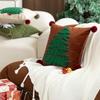 American Style Christmas Elements Cushion Cover Bedroom Living Room Sofa Decoration Pillow Cover Can Be Disassembled and Washed