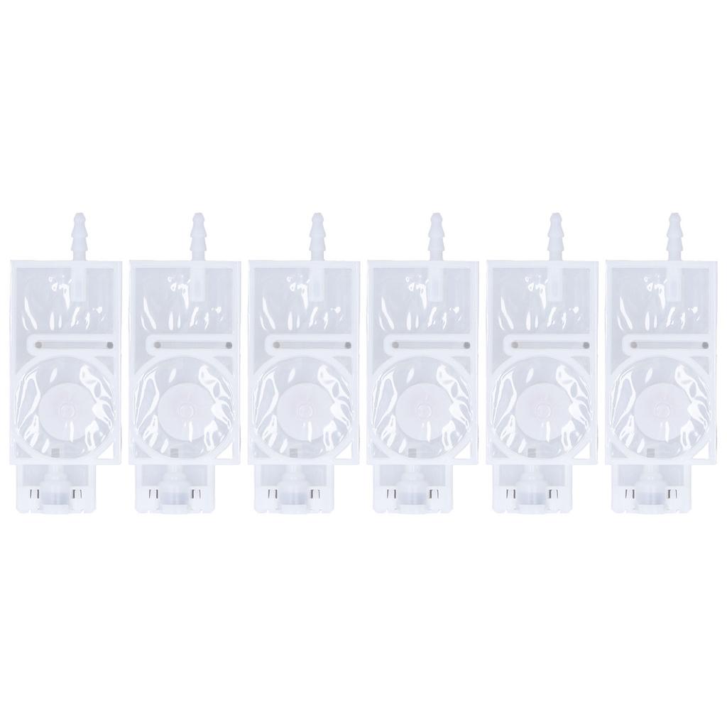 6Pcs Ink Damper Solvent Inkjet Head Rectangular PP Damper Replacement for  600 Printer