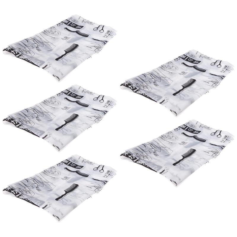 

5X Adult Salon Barber Gown Cape Hairdressing Hairdresser Hair Cutting Cloth Black чёрный