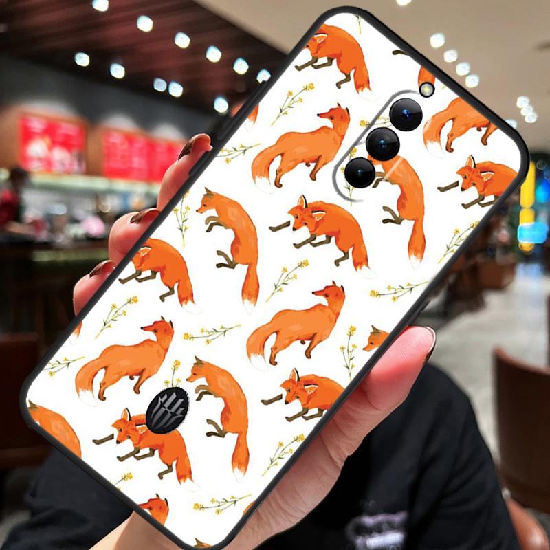 Cartoon Foxes Animal Case For ZTE Nubia Red Magic 10S 10 8 9 8S 9S 11 Pro Plus 5G 6R 6 7 6S 7S Pro 10 Air Cover