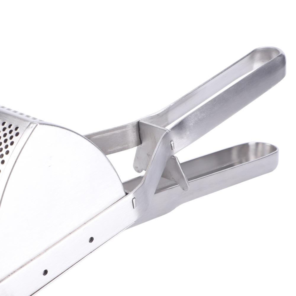 Stainless Steel Potato Ricer Heavy Duty Ergonomic Comfort Grip Food Chopper Effortless 11.4 X 3.7 X 5.3inch Meat Press Cooking