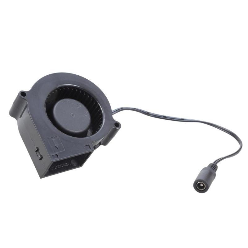 Efficient 12V Adjustable Air Blower Kit With Metal Duct For Barbecue Cooking Fire Starting And Indoor Ventilation