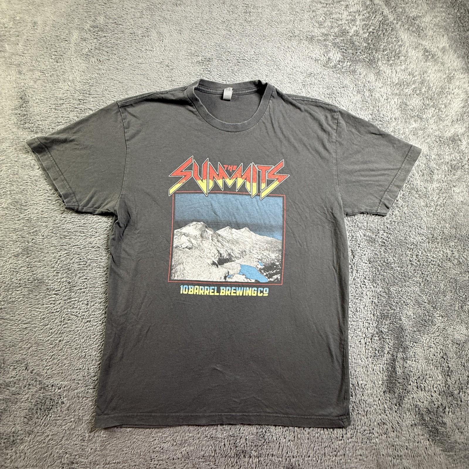 10 Barrel Brewing Co Summits Cascade Tour Gray Medium Beer Outside Unisex T-Shirt XL