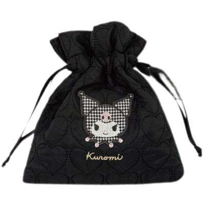 Marimo Craft Sanrio Série Monotone Kuromi Sac à cordon W170 x Sac, H200mm, SRTZ-252