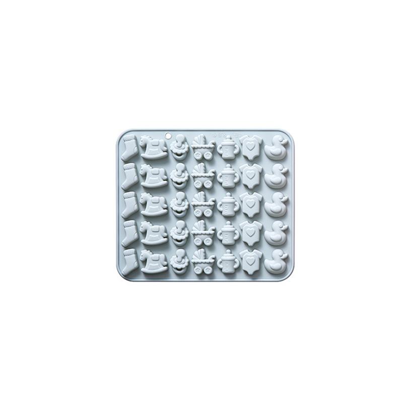 Baby Shower Chocolate Mold, Baby Theme Silicone Mold For Candy Gummy, Baby Onesie, Baby Bottle, Pacifier Baking Mold