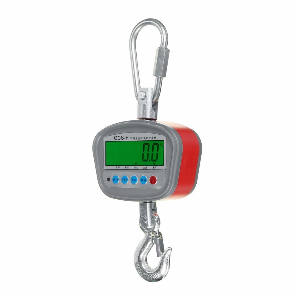 High Precision Digital Crane Scale 300/500KG Heavy Duty Hanging Scale LCD Weighing Scales High Accurate Hanging Scale