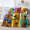 Scoobydoo Love Plush Blanket Soft Comfortable All Seasons Suitable Sofa Office Nap Travel Festive Gift