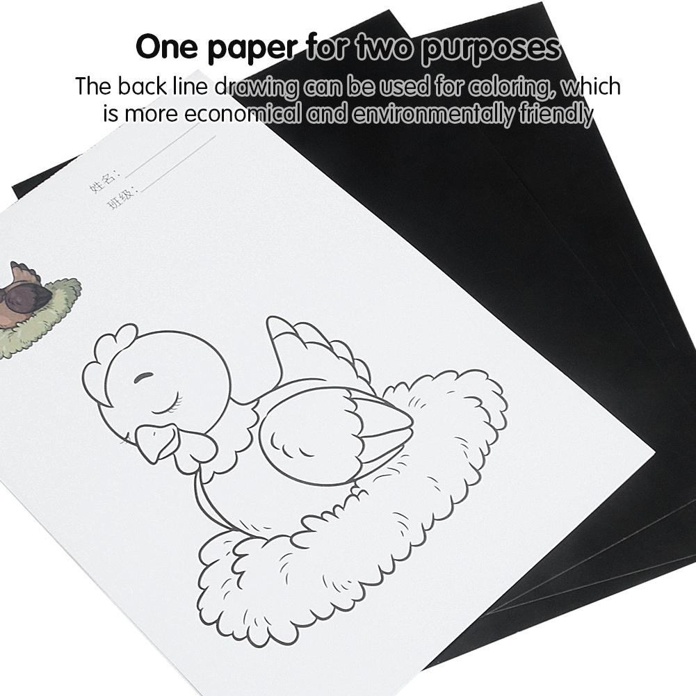 Aoerway Carta Da Grattare Arcobaleno – 100 Fogli Mini 8,4x8,4 Cm Con 2 Stili E 2 Stampi In Legno - 6