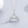 S925 Sterling Silver 5.2mm DIY Fishtail Mermaid Necklace Clavicle Chain