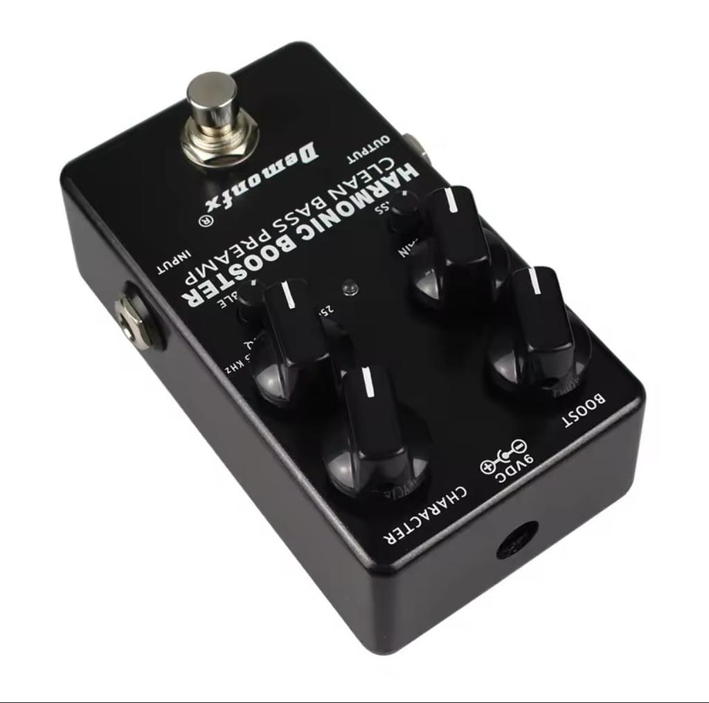 Demonfx HARMONIC Electronics Harmonic Booster Clone Harmonic Booster Bass Preamp Clean Booster Bass Effects Pedal BOOSTER/Darkglass (Darkglass Clone)