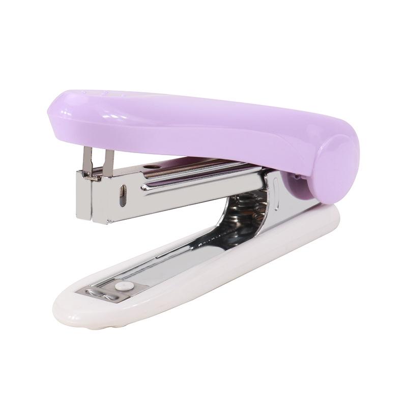 

Macaron Color Mini Stapler with Built-in Remover, No. 10 Staples, Effort-Saving, Staples 12 Pages