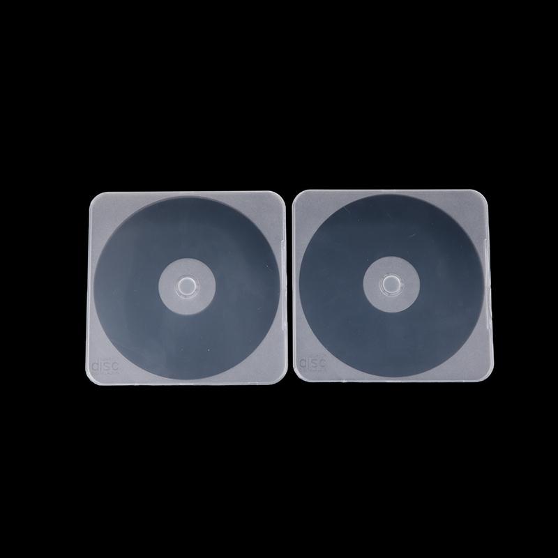 1/2/5 Stücke Transparent Kunststoff Einzelstück CD Fall Verdickt DVD Disc Box