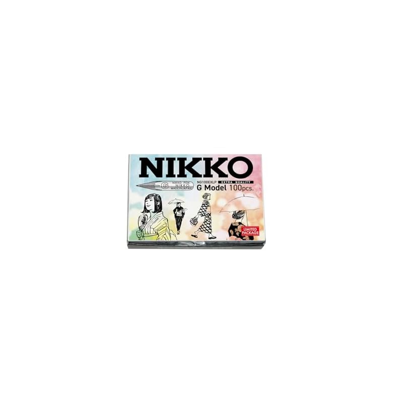 Tachikawa Pin Manufacturing Nikko G-Pen Nib, Premium Quality, 100-Pack, Japanese Pattern, NG100EXLP