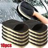 1/10 Pièces Gant Éponge de Nettoyage de Voiture Gant de Lavage Polissage Voiture Gant Microfibre Lavage pour Automobile Cuisine Maisons Nettoyant Laine