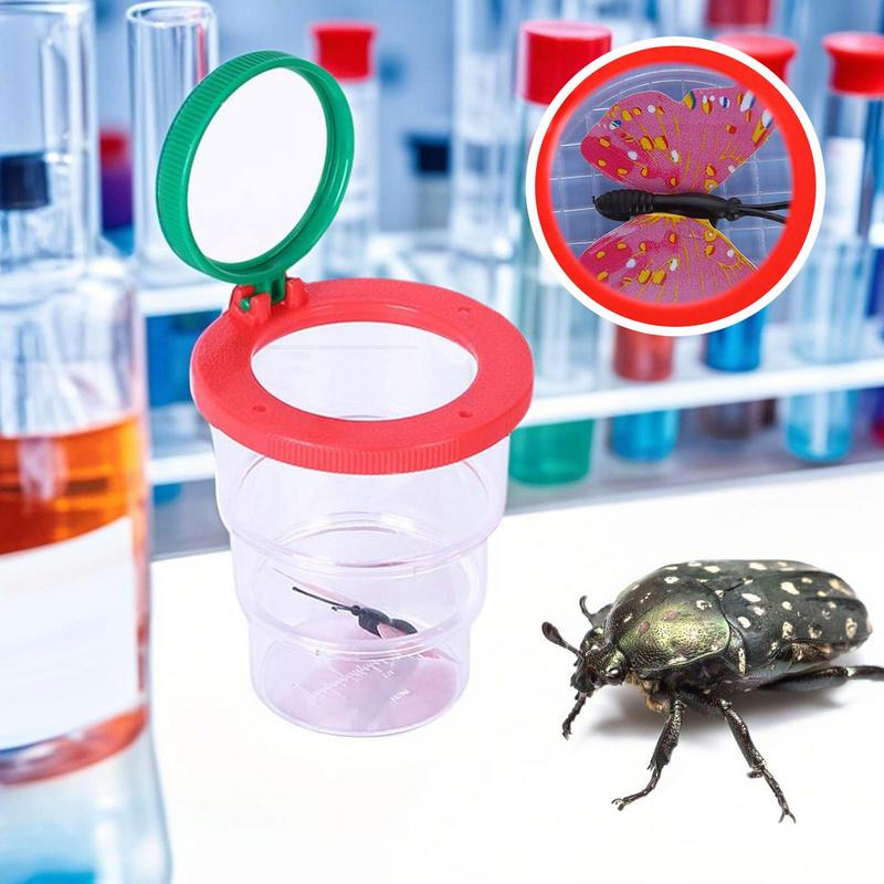 Animal Container for Kids Animal Jars Magnifying Keeper Box Butterfly Observer Container Science Toys Learning Games for Boys