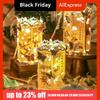 Classic Retro Chinese Style Calligraphy Lantern Traditional DIY Festival Lanterns Luminous Handheld Lanterns Mid-Autumn Festival