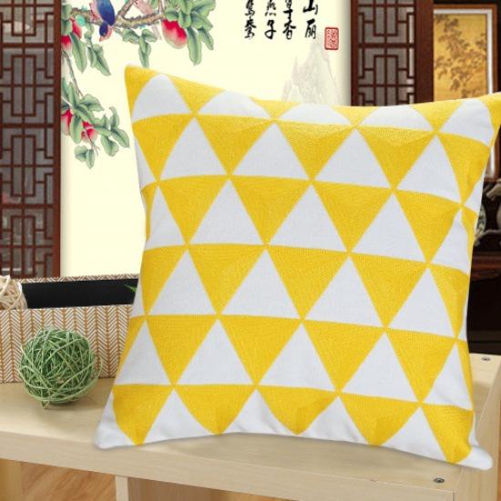 Cotton Embroidery Sofa Cushion Cover Cartoon Pillow Bed Bedside Pillow