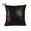 Elegant Pillow Cover Pillowcase Sequins Decorative Cushion Modern Farmhouse Soft Polyester Style for Sofa Bedroom Office Touch
