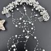 Bridal Pearls Tassels Headwear Wedding Pearl Hair Vine Bride Hair Accessories Boho Woman Party Wedding Supplies