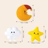 Silicone Wall Lamp Star Cloud Moon Beside Lamp New Nursery Wall Night Light  Bedroom