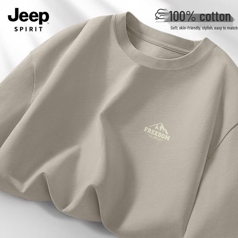 JEEP SPIRIT Men s Long Sleeve Cotton T-Shirt L