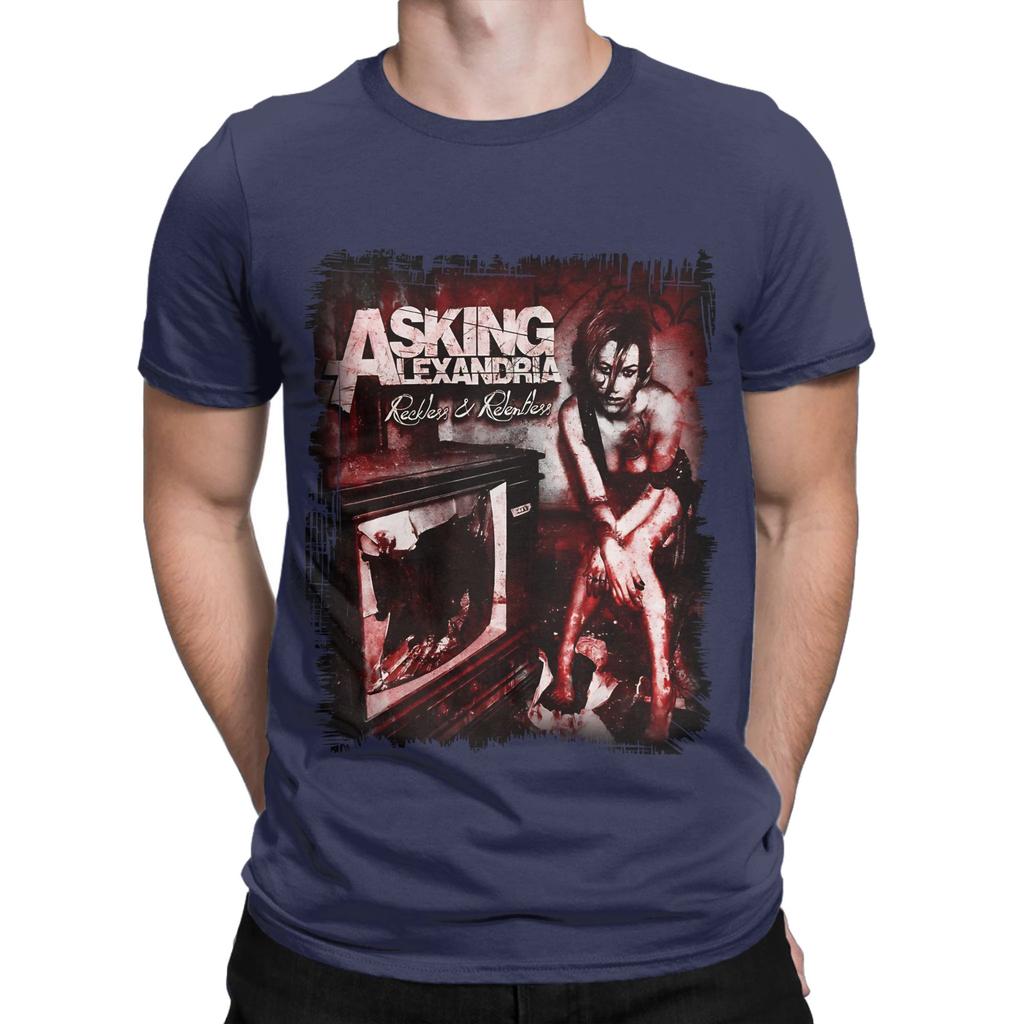 Asking Alexandria Reckless Novelty 100 Cotton TShirt Asking Alexandria Tees Tops For Unisex