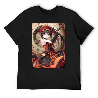 Tokisaki Kurumi - Date a Live T-Shirt Shirts Graphic Tees Summer 2025 Designer Shirts Mens Big and Tall T Shirts