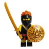 Ninja Warrior Superhero Doll With Weapon Single Building Block Assembly Toy