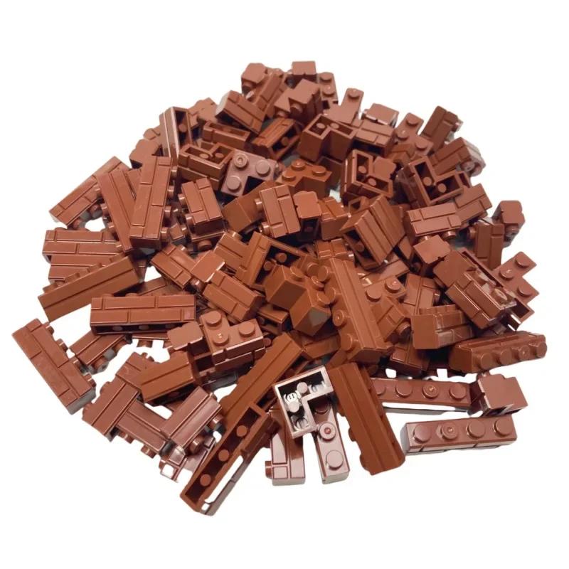 120Pcs Building Block Simulation City Wall Brick Building Block Model Building Accessories Castle Construction Children S Toys
