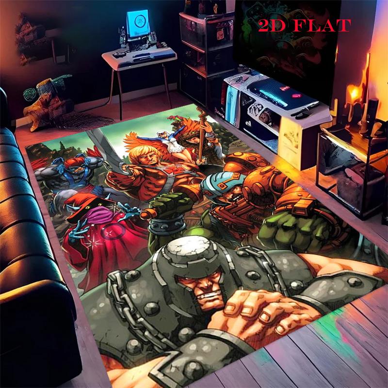 Masters Universe Retro Art Carpet Home Decor Suitable For All Seasons Bathroom Mat Protective Pad Dormitory Decoration