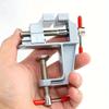 Sturdy Mini Aluminum Bench Vise: Adjustable Table Clamp for Crafting, Electronics, & DIY Projects