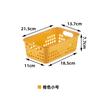 10-piece Storage Basket Versatile Children Toys Desk Snacks Bathroom Supplies Plastic Organizer Kitchen Hollow Vegetable Baskets