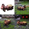 Resin Animal Car Miniature Garden Decor With Cute Donkey Figurine For Home And Gift