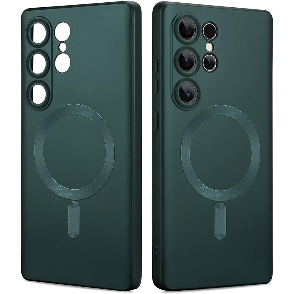 Matte Magnetic Case For Samsung Galaxy S26 S2 S24 S23 Ultra Plus S 26 Ultra Phone Cases Shockproof Soft Cover