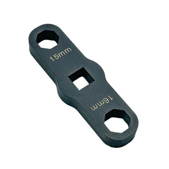 Ключ для колпачка форсунки пьезоэлектрического топливного инжектора Yousheng, привод 1/2 дюйма, 8-гранный, инструмент для вилки мотоцикла для надежного захвата, профессиональный ремонт автомобилей 1pc