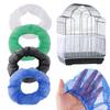 Nylon Mesh Bird Parrot Cage Guard Easy Cleaning Nylon Airy Fabric Birdcage Netting Cover Feather Feeding Anti-Splash Mesh cover
