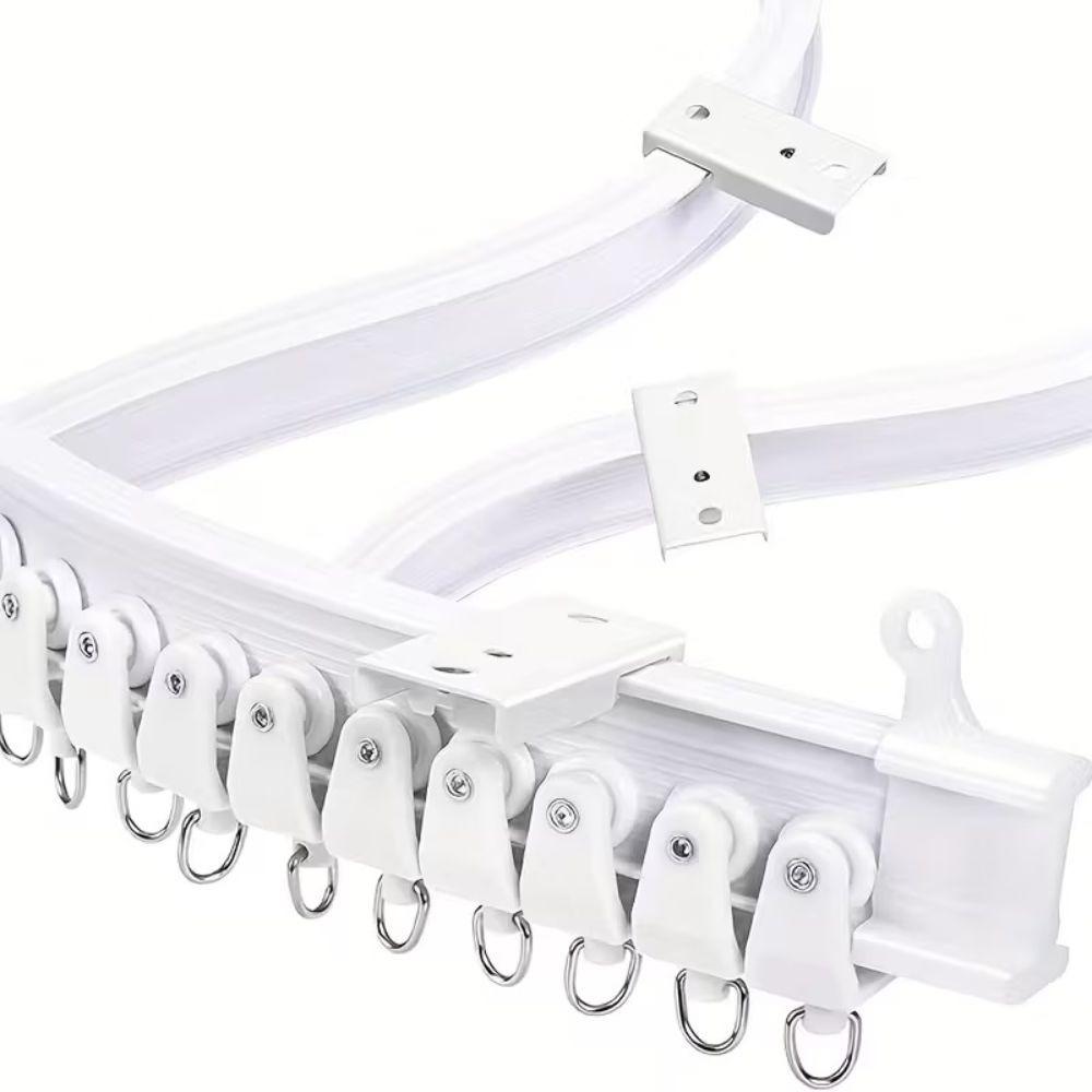 Bendable Design Flexible Curtain Track Silent Track Ceiling Curtain Track Room Divider