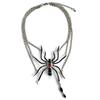 Punk-Persönlichkeit Quaste Spinne Halskette Glitzernder Strass Mehrschichtiger Schmuck für Gothic-Ästhetik Outfit-Kombination
