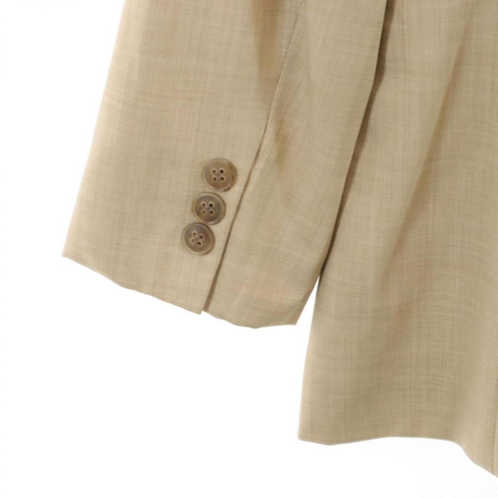 Aquascutum Made In Japan Wool Tailored Jacket 9 Beige Women Used