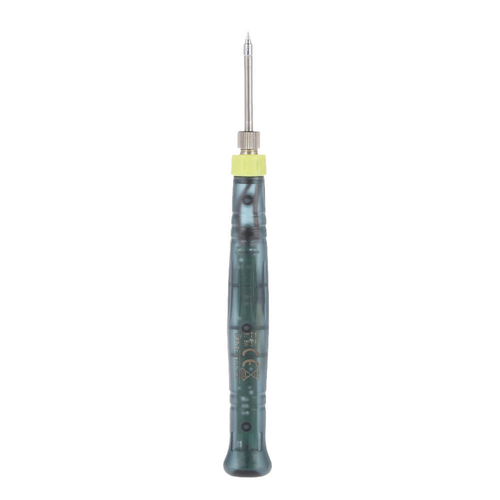 Mini Portable USB 5V 8W Fast Heating/Cooling Electric Powered Soldering Iron Pen Tip Touch Switch with LED Indicator Black